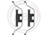 A.B.S. 1201Q Set Di Accessori, Pastiglie Dei Freni A Disco Oe 21112010000 Compatibili Con Serie 1 E82, Serie 3 E46, Serie 3 E90, Serie 3 E93, Serie 3 E92, Serie 3 E91, Serie 5 E60, Serie 5 F07, Serie 5 E61, Serie 6 E63, Serie 6 E64, Serie 7 E38, Serie 7 E65, Serie 7 F01, Serie 8 E31, X1, X3, X5, Z4 E86, Z4 E85, Z8 E52, Range Rover