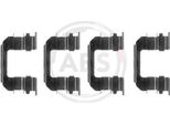 A.B.S. 1287Q Set Di Accessori, Pastiglie Freno A Disco Oe Compatibile Con Astra, Aveo, Epica, Evanda, Lacetti, Nubira, Rezzo, Vectra, Kalos, Leganza, Musso