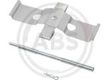 A.B.S. 1637Q Set Di Accessori, Pastiglie Freno A Disco Oe Compatibili Con A8 4D