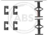 A.B.S. 1092Q Set Di Accessori, Pastiglie Freno A Disco Oe 45010920000 Compatibili Con Jazz, Civic