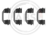 A.B.S. 1258Q Set Di Accessori, Pastiglie Freno A Disco Oe 45012580000 Compatibili Con Accord, CR-V, HR-V, Legend, Prelude, Shuttle