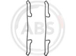 A.B.S. 1100Q Set Di Accessori, Pastiglie Freno A Disco Oe 96110000 Compatibili Con Aranos, Espero, Lanos, Nexia, Astra F, Calibra A, Omega, Vectra