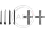 A.B.S. 1076Q Set Di Accessori, Pastiglie Freno A Disco Oe 16010760 Compatibili Con Omega, Senator