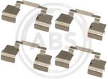 A.B.S. 1609Q Set Di Accessori, Pastiglie Freno A Disco Oe 7701609000 Compatibili Con Clio, Laguna, Megane, Safrane, Scenic