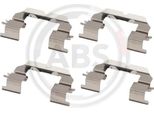 A.B.S. 1859Q Set Di Accessori, Pastiglie Freno A Disco Oe Compatibili Con Rio