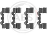 A.B.S. 1104Q Set Di Accessori, Pastiglie Freno A Disco Oe Compatibile Con Terrano, Serena, Pick-Up