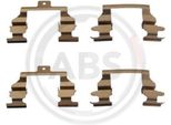 A.B.S. 1291Q Set Di Accessori, Pastiglie Freno A Disco Oe 0441291000 Compatibili Con Avensis, Corolla, Previa