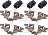 A.B.S. 1808Q Set Di Accessori, Pastiglie Freno A Disco Oe Compatibili Con Iq, Prius, Urban Cruiser, Yaris