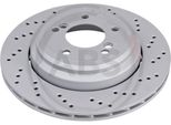 A.B.S. 17237 Disco Freno Oe 34212282304 Compatibile Con Serie 3 E46, Z4 E86, Z4 E85
