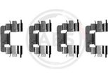 A.B.S. 1229Q Set Di Accessori, Pastiglie Freno A Disco Oe 441229000 Compatibili Con Accord, Corolla