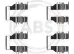 A.B.S. 1199Q Set Di Accessori, Pastiglie Freno A Disco Oe MB011990 Compatibili Con Eclipse, Galant, Pajero, Space Runner, Space Wagon