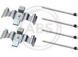 A.B.S. 1829Q Set Di Accessori, Pastiglie Freno A Disco Oe Compatibili Con Cls