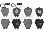 A.B.S. 37759 Set Pastiglie Freno, Freno A Disco Oe 441698151G Compatibile Con A6 4A, A8 4D
