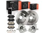 Frankberg 2X Pinze Freno + 2X Dischi Freno + 4X Pastiglie Freno Posteriori Per Land Rover Range Rover Evoque L538
