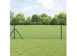 Maison Exclusive - Palo Della Recinzione Verde 25 X 0,5 M (Rete 12 X 12 Mm)