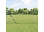 Maison Exclusive - Palo Della Recinzione Grigio 50 X 1,2 M (Rete Da 13 Mm)