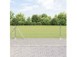 Maison Exclusive - Palo Della Recinzione Argento 100 X 0,5 M (Rete Da 25 Mm)