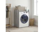Vidaxl Mobile Lavatrice Sonoma Grigio 67,5 X 62 X 97 Cm