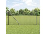 Maison Exclusive - Palo Della Recinzione Grigio 100 X 1 M (Maglia 16 X 16 Mm)