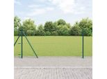 Maison Exclusive - Palo Della Recinzione Verde 10 X 0,8 M (Maglia 50 Mm)