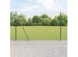 Maison Exclusive - Palo Della Recinzione Grigio 10 X 1,6 M (Rete Da 36 Mm)