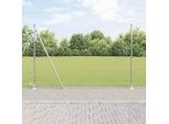 Maison Exclusive - Palo Della Recinzione Argento 100 X 1,4 M (Rete Da 36 Mm)