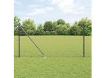 Maison Exclusive - Palo Della Recinzione Grigio 50 X 1,2 M (Rete Da 36 Mm)