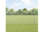 Maison Exclusive - Palo Della Recinzione Argento 10 X 1,5 M (Rete Da 13 Mm)