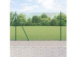 Maison Exclusive - Palo Della Recinzione Verde 50 X 1,5 M (Maglia 12 X 12 Mm)