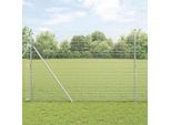 Maison Exclusive - Palo Della Recinzione Argento 10 X 1,6 M (Rete 16 X 16 Mm)