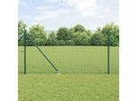 Maison Exclusive - Palo Della Recinzione Verde 25 X 1,4 M (Rete 16 X 16 Mm)