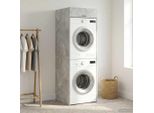 Vidaxl Mobile Lavatrice In Cemento 67,5 X 68 X 200 Cm Materiale Ligneo