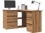 Maison Exclusive - Scrivania Angolare Artisan In Rovere 145X100X76 Cm Materiale Ligneo