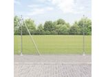 Maison Exclusive - Palo Della Recinzione Argento 25 X 1,5 M (19 X 19 Mm Rete)