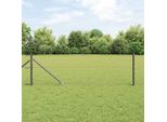Maison Exclusive - Palo Della Recinzione Grigio 25 X 0,6 M (Rete 50 Mm)