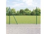 Maison Exclusive - Palo Della Recinzione Verde 50 X 1,5 M (Maglia 36 Mm)