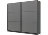 Dmora Guardaroba Grande Piateda 217X210H Cm Nero Antracite, 8 Ripiani Appendiabiti