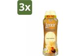 Lenor – Perle Profumate – Orchidea Dorata – 570 G - Confezione Risparmio - 3 Pezzi