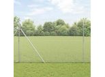 Maison Exclusive - Palo Della Recinzione Argento 25 X 1,5 M (Rete Da 13 Mm)