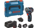 Bosch Professional Trapano A Batteria Bosch Gsr 12V-32 Fc, Incl. 2 Batterie Gba 2 Ah, Caricabatterie, Vari Accessori, L-BOXX
