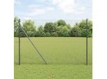 Maison Exclusive - Palo Della Recinzione Grigio 10 X 1,6 M (Rete 40 X 40 Mm)