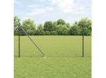Maison Exclusive - Palo Della Recinzione Grigio 10 X 1,4 M (Rete Da 25 Mm)