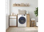 Vidaxl Mobile Lavatrice Con Ante In Rovere Artigianale 87 X 60 X 89 Cm