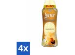 Lenor – Perle Profumate – Orchidea Dorata – 570 G - Confezione Risparmio - 4 Pezzi
