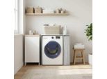 Vidaxl Mobile Lavatrice Con Ante Grigio Sonoma 87 X 60 X 89 Cm