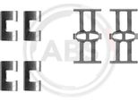 A.B.S. 1118Q Set Di Accessori, Pastiglie Freno A Disco Oe 45011180000 Compatibili Con Prelude, Legend, Insight, CR-V, Civic, Accord