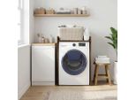 Vidaxl Mobile Lavatrice Rovere Affumicato 67,5 X 48 X 97 Cm