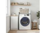 Vidaxl Mobile Lavatrice In Cemento 67,5 X 48 X 97 Cm Materiale Ligneo