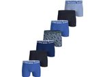 BjÖRn Borg Boxer Da Uomo, Confezione Da 7 - Boxer In Cotone Elasticizzato, Cintura Con Logo, Mutande, Misto Cotone Blu/Verde Xxl
