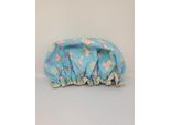 Jumada's - Cuffia Da Doccia A Doppia Protezione - Fenicottero Azzurro E Rosa - Impermeabile - Cuffia Da Bagno - Doppio Strato - Copricapo - Cuffia Da Doccia Da Donna - Accessori Da Bagno